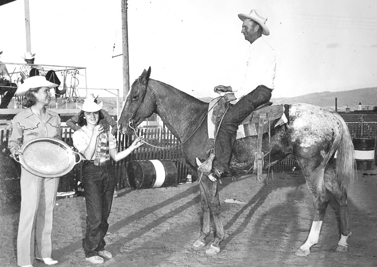 Stallone appaloosa Apache campione di Reining nel 1956